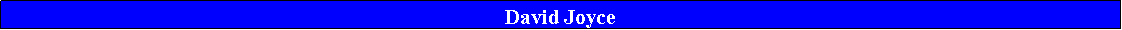 Text Box: David Joyce