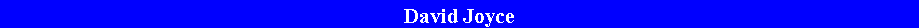 Text Box: David Joyce